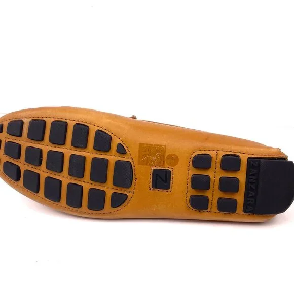 Zanzara Mens Picasso II Slip-On Driving Loafer Leather Dress Shoe Size 10.5 - Picture 11 of 13